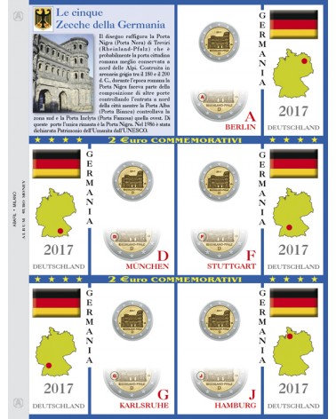 2€ delle 5 Zecche di Germania, aggiornamento 2017