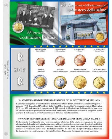 EURO ITALIA - MONETE SERIE SCIOLTE  2018