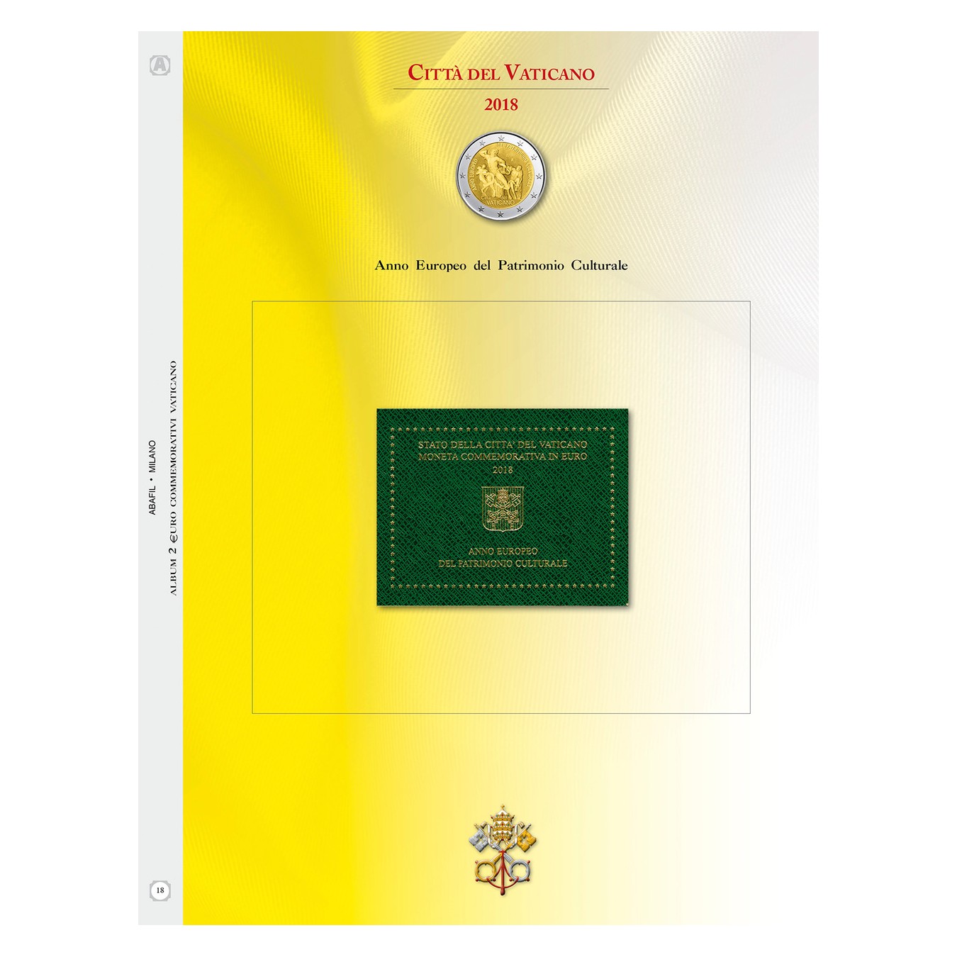 1- AGGIORNAMENTO VATICANO 2€ COMM. 2018 PATRIM. CULTURALE