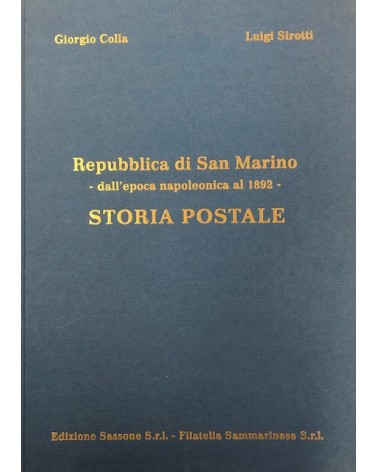 CATALOGO STORIA POSTALE SAN MARINO EPOCA NAPOLEONICA AL 1892