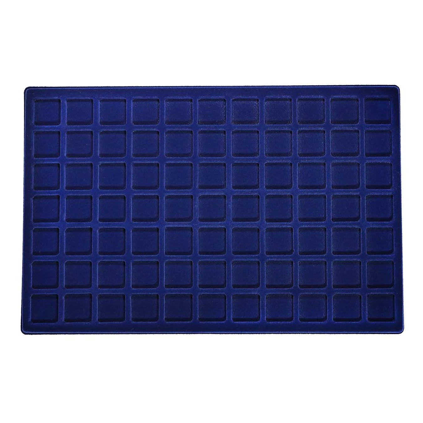 Standard Tray - Blue Felt model 77 squares