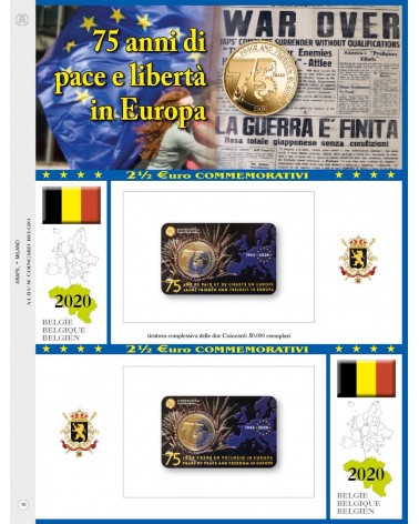 FOGLIO 2 EURO 1/2 COMMEMORATIVI Blister DOPPIO 2022 - Introduzione