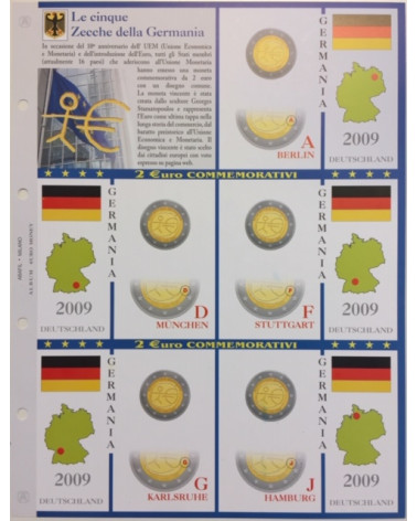 2€ delle 5 zecche di Germania, aggiornamento 2009