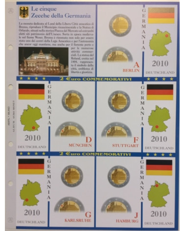 2€ delle 5 zecche di Germania, aggiornamento 2010