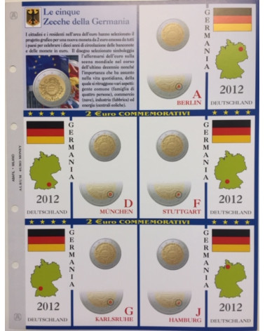 2€ delle 5 Zecche di Germania, aggiornamento 2012