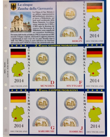 2€ delle 5 Zecche di Germania, aggiornamento 2014