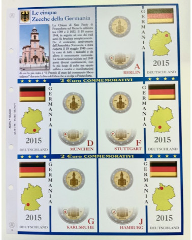 2€ delle 5 Zecche di Germania, aggiornamento 2015