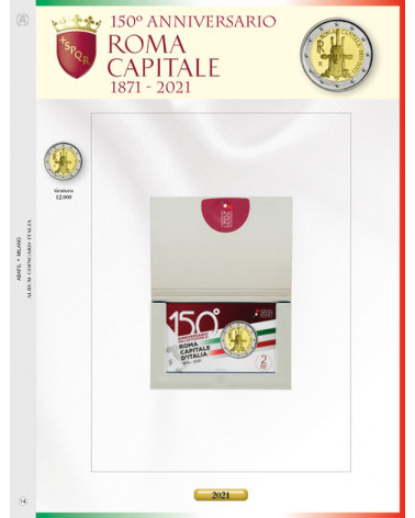 2 EURO COINCARD ITALIA 2021 - ROMA CAPITALE