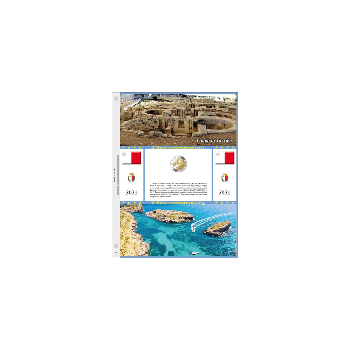 update 2€ malta 2021 TEMPLI DI TARXIEN