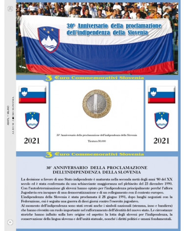 aggiornamento 3€ Slovenia 2022 Indipendenza