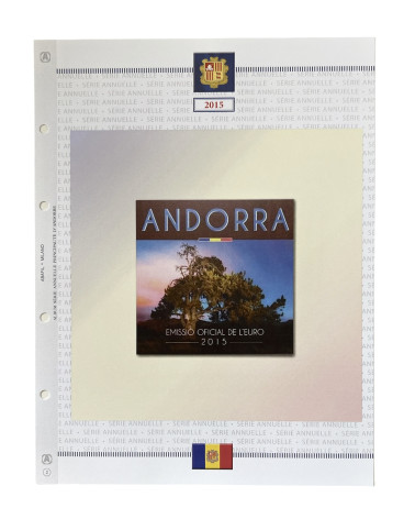 EURO ANDORRA - SERIE DIVISIONALI 2015- EMISSIONE DELL'EURO