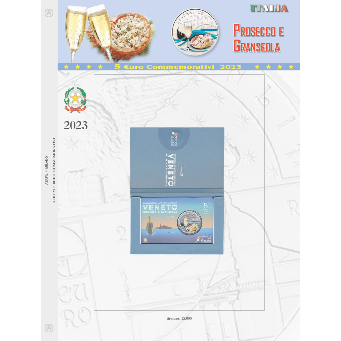 Update 5€ comm. coincard  Italy 2023 - PROSECCO and GRANSEOLA