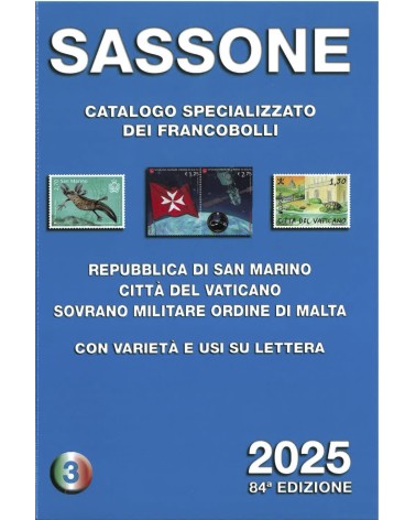 CATALOGO SASSONE 2025  VOL. 3