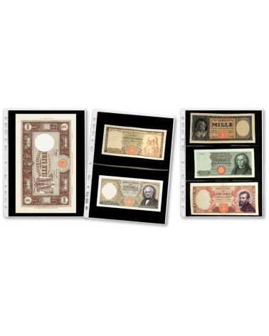 Tasche Paper Money a 3 settore orizzontali