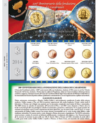 Euro Italia - Monete sciolte 2014