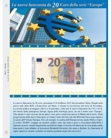 Foglio per banconota 20 Euro