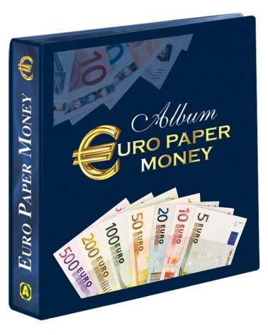 Cartella con custodia Euro Paper Money vuota